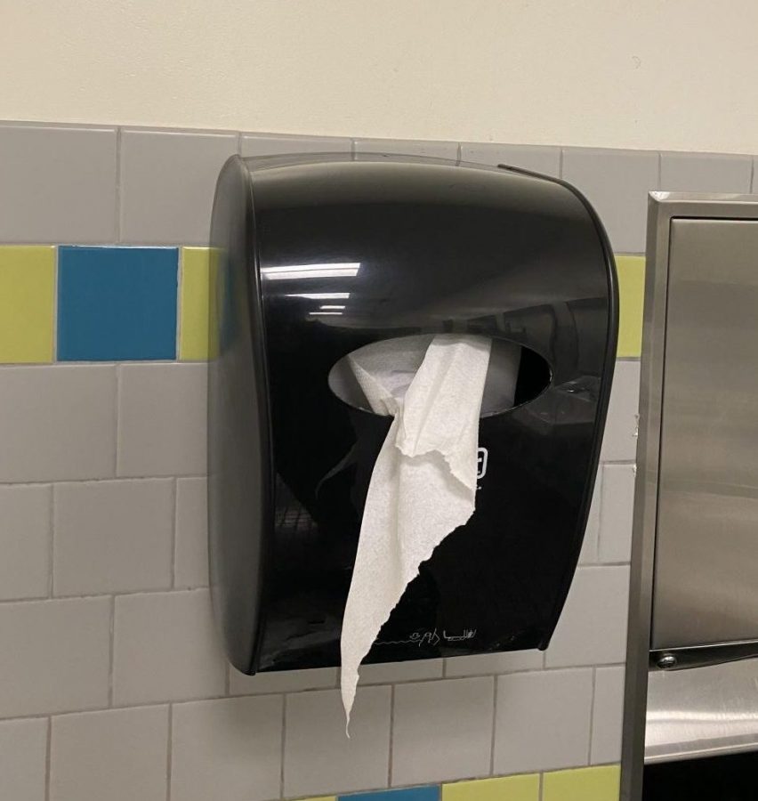 The time-honored tradition of taking out the clear plastic piece in the paper towel dispenser in the boys’ bathroom and pulling the paper towels through the hole has also reappeared