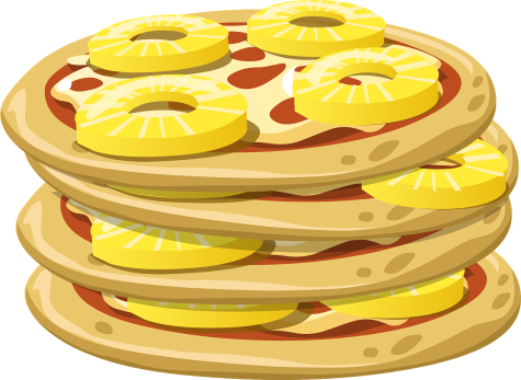 Pineapple on pizza via Pixabay