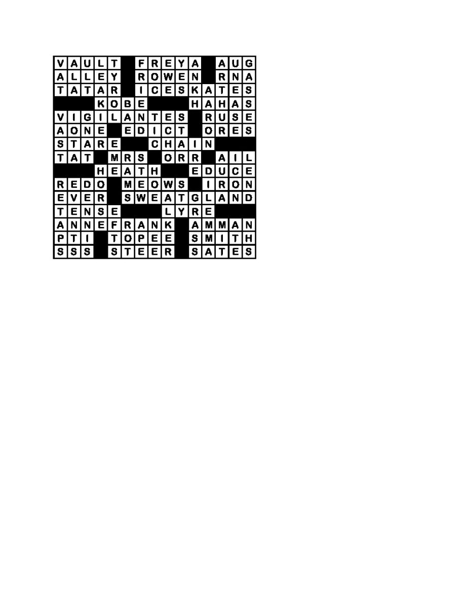 Crossword+answers