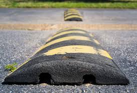 PCS Installs Speed Bumps In Parking Lot
