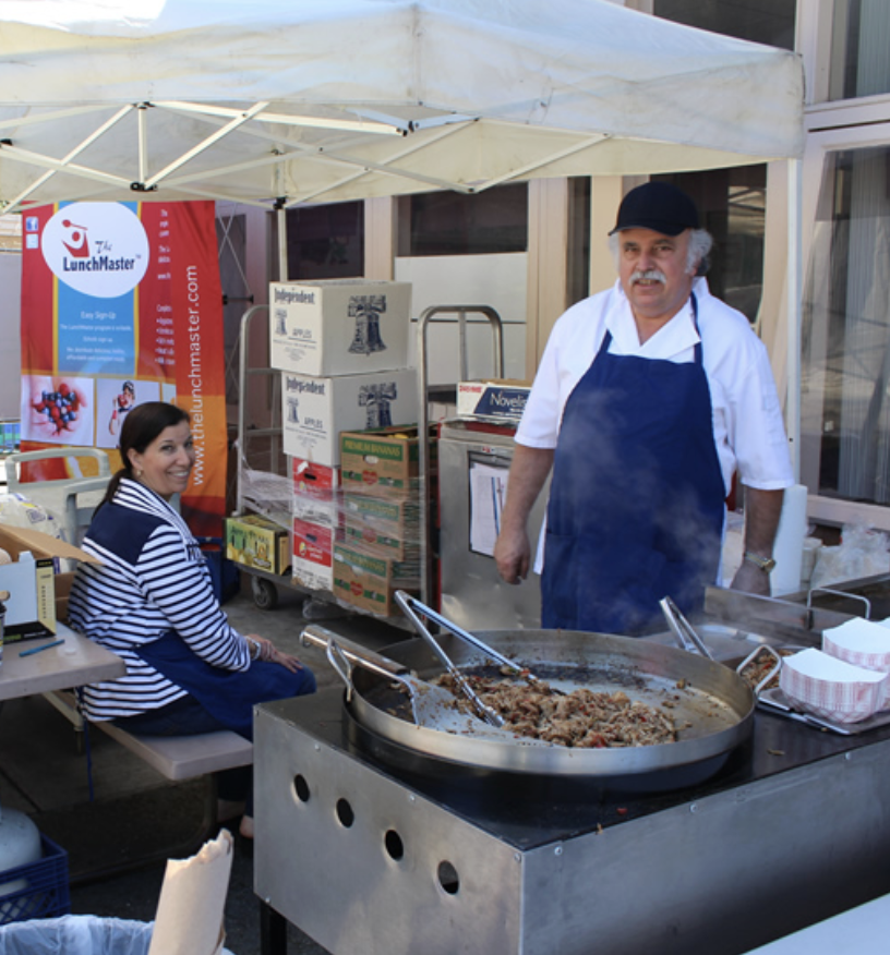 Ted & Marie Giouzelis, the founders of LunchMasters, PCS’s new food vendor